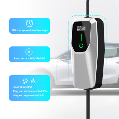 3.5kW 7kW 11kW Ev Charger Ac Draagbare oplaadstapel IP65 waterdicht