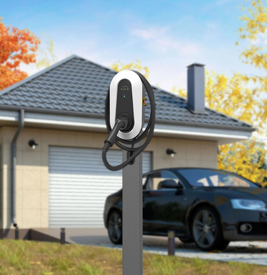 7kW Level 2 Ev Charger Diy Commerciële auto's oplaadstations Buitenproject Muur Ac