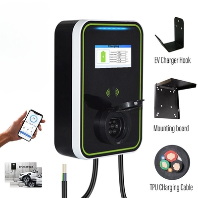 Hotels Appartement Voertuig Ev Box Charging Station CCS2 GB/T Level 1 2 Charger Plug