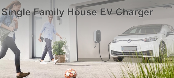 Type 2 Muuroplader 7KW 11KW 22KW Niveau 1 2 EV EU VK FR Portugal