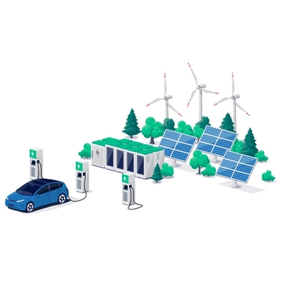 Verstelbare prijsstandaard Solar EV Charging Solution Bedrijven Dc Residential