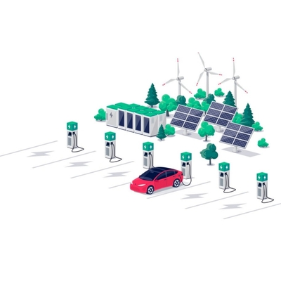 Verstelbare prijsstandaard Solar EV Charging Solution Bedrijven Dc Residential