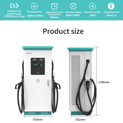 Smart EV Charger Station Openbare commerciële DC Fast CHAdeMO 180-240KW