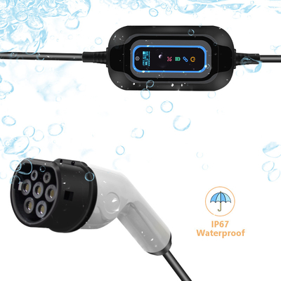 SAE J1772 Connector Level 2 Charging Station voor 3,5 kW Output Power Portable EV Charger