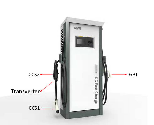 DC 200V-1000V 120KW Commerciële snelle OCPP EV-oplader Plug Charge Billing