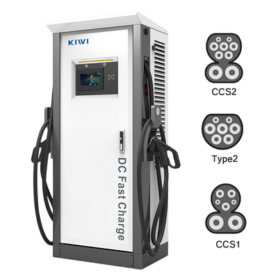 Uitgangsspanning DC 200V-1000V 60KW 120KW CCS2 Chademo Type2 EV DC-oplaadstapel voor EV's