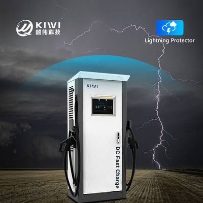 Uitgangsspanning DC 200V-1000V 60KW 120KW CCS2 Chademo Type2 EV DC-oplaadstapel voor EV's