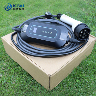 220V KIWI 3,5 kW draagbare EV-oplader type 2 16A J1772 voor laadstation voor elektrische wagens