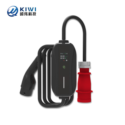 Type 2 Plug en kabel 11kW 380V 16A draagbare EV-laadmachine voor het opladen van elektrische voertuigen
