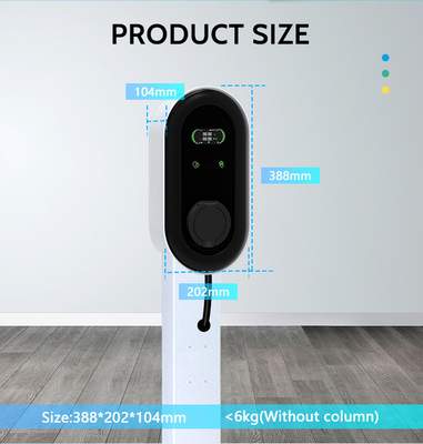 Point-to-point RS485 Ev-laadstation voor ID4 Volkswagen en KIWI LCD Mini Ev Car