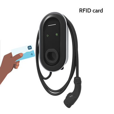 5m Plug-Wire Length Wandmontage 7Kw Ev Box Ac Smart Charger voor hybride elektrische auto