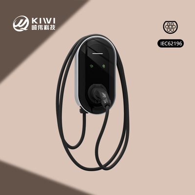 Niveau IP55 4,3 inch LCD EV-oplaadstation voor elektrische AC-oplaadstapel voor thuis