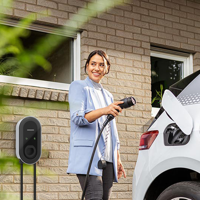 7-11KW muurmontage EV-oplaaddoos voor RFID-start en punt-tot-puntcommunicatie