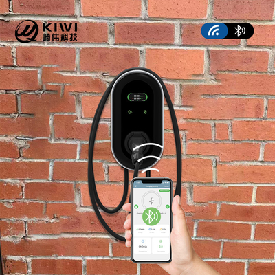 11kw driefasig type 2 EV-oplaadstation met RFID-app en AC-lekkagebescherming