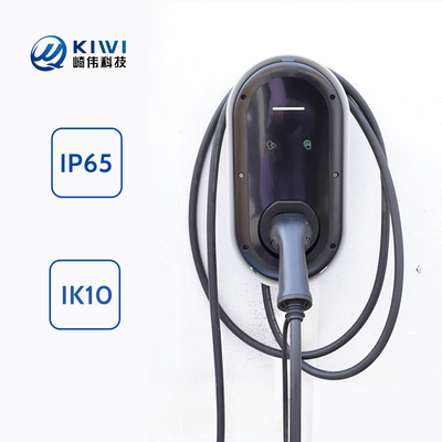 11kw Wifi DC LCD Display CCS2 Car EV Wallbox Charger voor snel en handig opladen