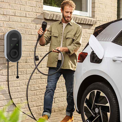 11kw Wifi DC LCD Display CCS2 Car EV Wallbox Charger voor snel en handig opladen
