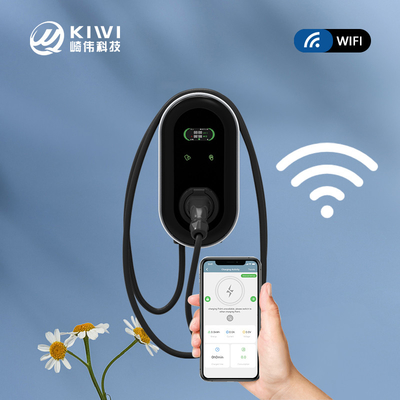 KIWI LCD Mini Opcc 220V Type 2 oplaadstation 7kW CCS EV-oplader voor elektrische auto's