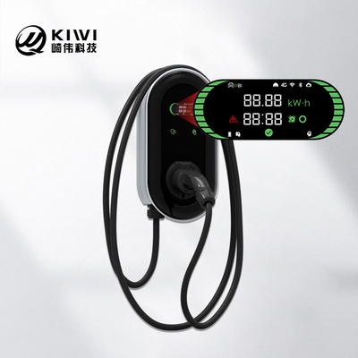 KIWI LCD Mini Opcc 220V Type 2 oplaadstation 7kW CCS EV-oplader voor elektrische auto's