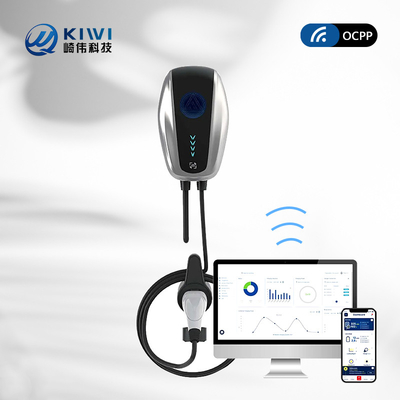 50Hz±10Hz Netfrequentie Type 2 EV-oplaadstation met Kiwi Mini Ocpp 7kw Wall Box