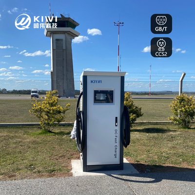 60 kW gelijkstroom CCS2 CHAdeMO Type2 OCPP1.6 Elektroauto-oplader voor snel opladen 200V-1000V