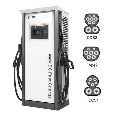 60kw 120kw Uitgangsstroom CCS2 Chademo Type2 EV DC-oplaadstapel voor elektrische voertuigen