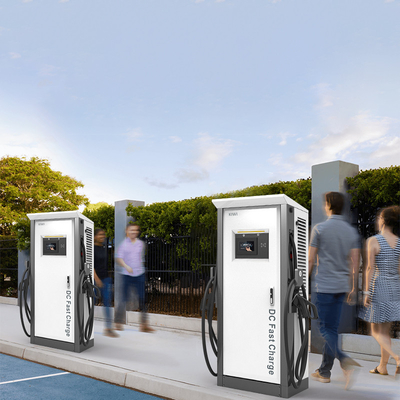 Driedimensionale AC 380V±20% Inlaatspanning Double Gun Level 2 EV-oplader voor Benz EQA