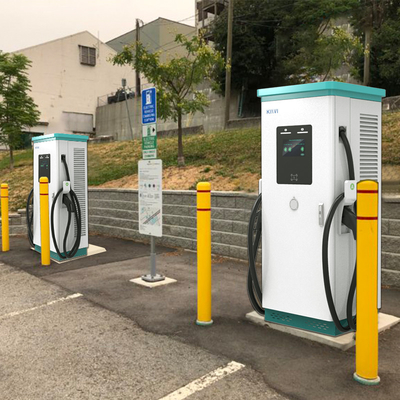 240KW gelijkstroomstroom 60kw CCS Chademo EV-oplader Ocpp16.j Dual Gun Fast Charger