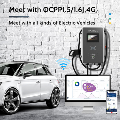 30kW Fast SmartDC EV Charger met 50Hz±10Hz Grid Frequency en Leakage Protection Switch