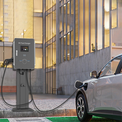 Parkeerterrein van supermarkt Energievoertuig oplaadstapel CCS 40kW Hyundai Ioniq 5 Charger