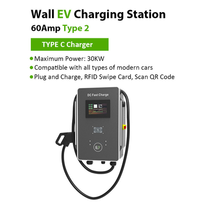 30kW/40kW elektrisch voertuigoplader voor pretpark parkeerplaats RS485 Communicatie