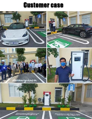 50 mm kabel Invoerstroombereik EV commerciële laadmachine niveau 3 Voor gelijkstroomoplaadstations
