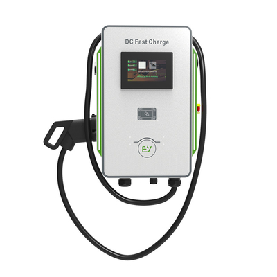 DC Wallbox Charger 30kW 40kW Autos CCS 40A Fast EV Charger 600V Net Frequency 50Hz