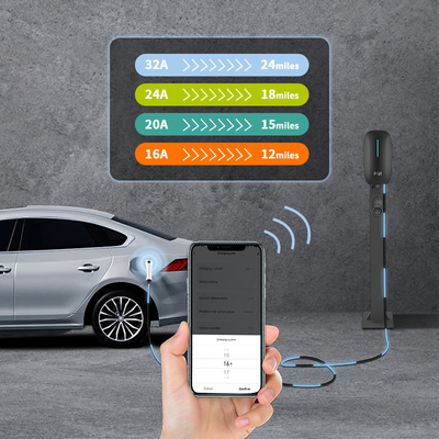 7kw 11kw 22kw AC EV Charger Fabrikanten Muuropgeladen oplaadpistoolstapel voor station voor commerciële elektrische voertuigen
