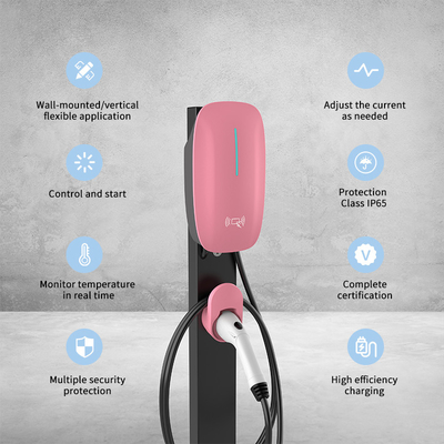 7kw 11kw 22kw Type 1 Type 2 Gbt AC EV Charger Station Start-up en factureringsmethode APP QRCode met USB Download