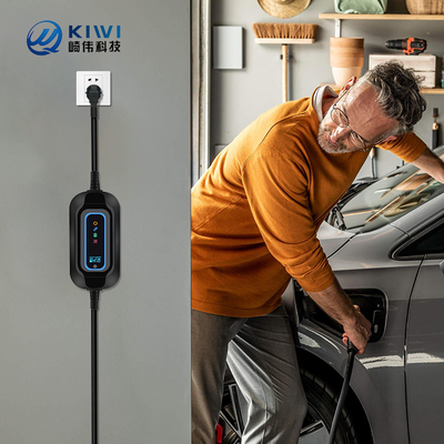 Draagbare huishoudelijke elektrische laadmachine Type 2 3.5kw AC EV-laadstation Draagbare EV-laadmachine
