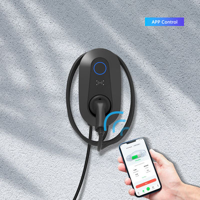 7kW AC EV-oplader met Type-1/Type-2/GB/T stekker en RFID