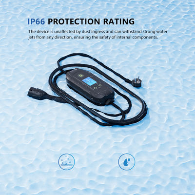 3.5kW Draagbare EV-lader met Type 1 stekker IP67 16A Output